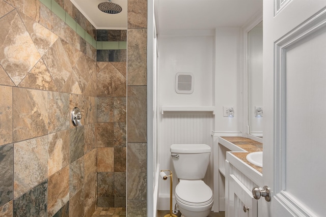 89 College St Unit A-2, Burlington, VT 05401 - full bathroom with a tile shower and vanity