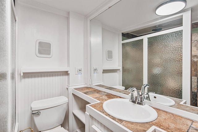 89 College St Unit A-2, Burlington, VT 05401 - full bathroom featuring a shower stall and vanity