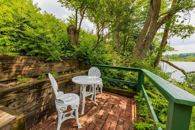 526 River Rd, Lyme, NH 03768 - wooden deck featuring a water view