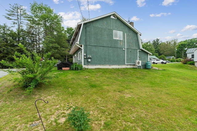 183 Summer St, Newport, NH 03773 - rear view of property with a chimney and a yard