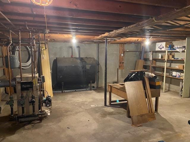 15 Vernon Ave, Rochester, NH 03867 - unfinished basement featuring heating fuel