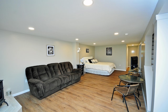 17 Village W Dr Unit 11, Bristol, NH 03222 - bedroom with recessed lighting and wood finished floors