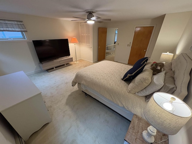 71 Esker Rd Unit B, Hampton, NH 03842 - bedroom featuring carpet flooring and a ceiling fan