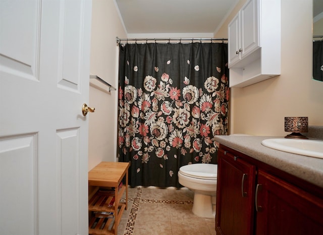 89 Eastern Ave Unit 306, Manchester, NH 03104 - full bath with vanity, tile patterned flooring, and a shower with shower curtain