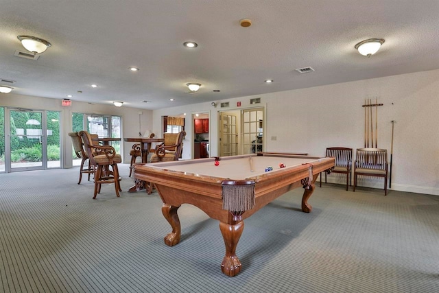 89 Eastern Ave Unit 306, Manchester, NH 03104 - playroom featuring light colored carpet, billiards table, and recessed lighting