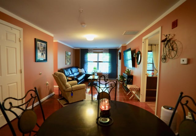 89 Eastern Ave Unit 306, Manchester, NH 03104 - dining area with crown molding and baseboards