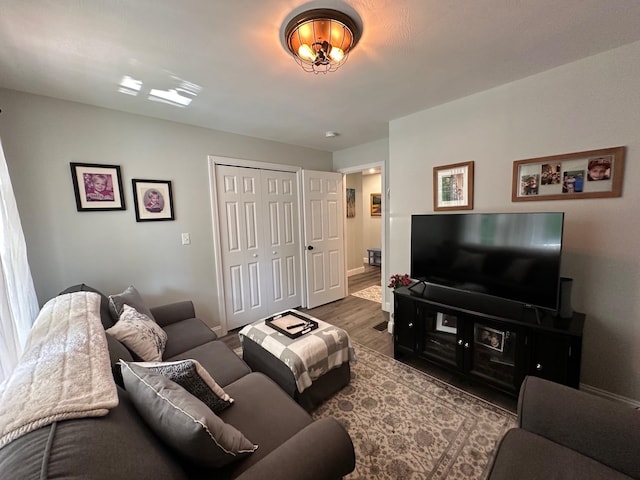 326 Dublin Rd, Jaffrey, NH 03452 - living area featuring wood finished floors and baseboards