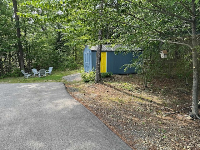 326 Dublin Rd, Jaffrey, NH 03452 - view of yard with a shed