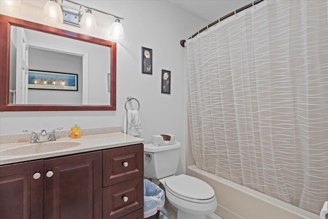 33 Winterlane Cir, Essex, VT 05452 - full bath featuring vanity and shower / bath combo with shower curtain