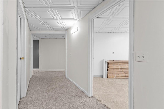 33 Winterlane Cir, Essex, VT 05452 - hall with an ornate ceiling and light carpet