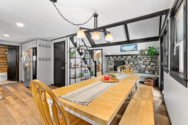 35 Alpstrausse Rd, Bartlett, NH 03845 - dining room featuring light wood-type flooring