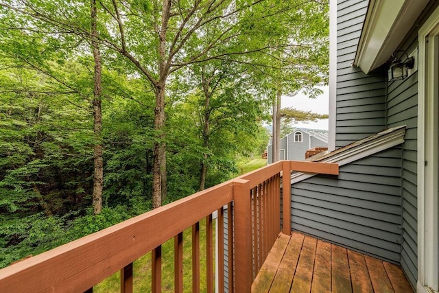 36 Circle Dr # 3, Ashland, NH 03217 - view of wooden deck