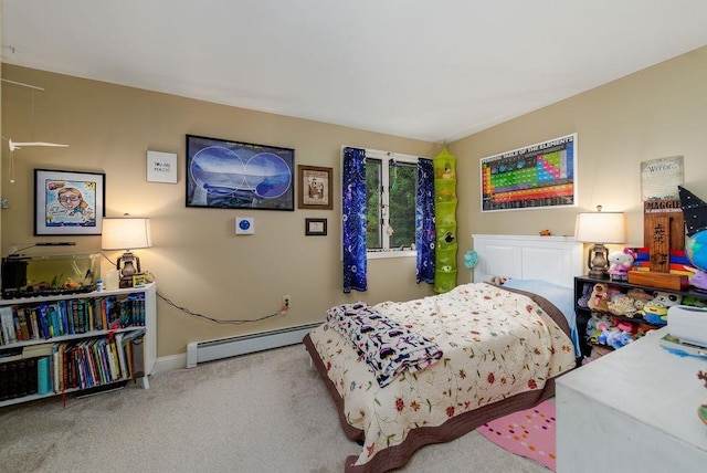36 Circle Dr # 3, Ashland, NH 03217 - carpeted bedroom with a baseboard heating unit and baseboards