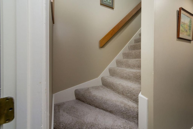 36 Circle Dr # 3, Ashland, NH 03217 - stairway featuring carpet floors