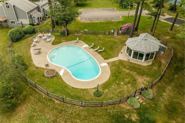 36 Circle Dr # 3, Ashland, NH 03217 - aerial view of a pool area
