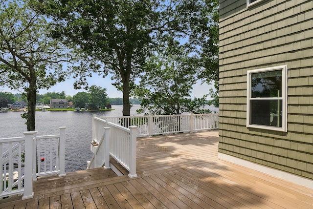 9 Blake Rd, Salem, NH 03079 - wooden deck with a water view