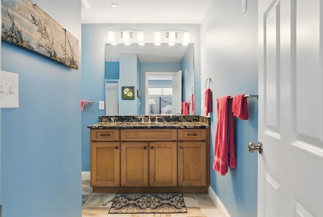 9 Blake Rd, Salem, NH 03079 - bathroom with vanity and baseboards