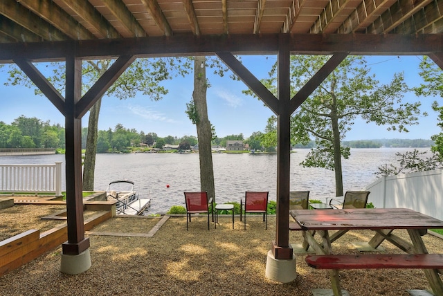9 Blake Rd, Salem, NH 03079 - view of patio featuring a water view
