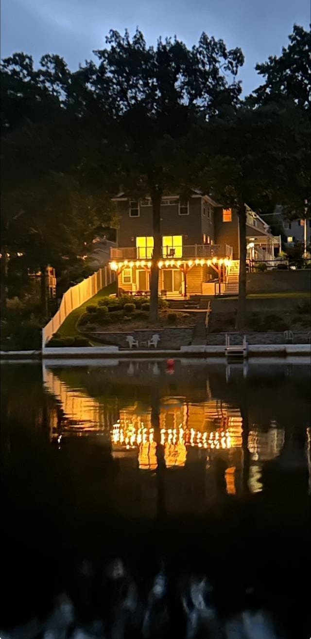9 Blake Rd, Salem, NH 03079 - water view featuring an outdoor fire pit
