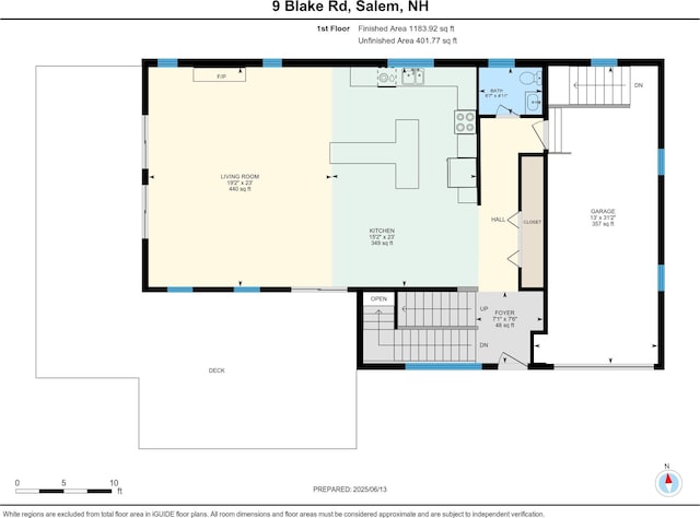 9 Blake Rd, Salem, NH 03079 - view of home floor plan
