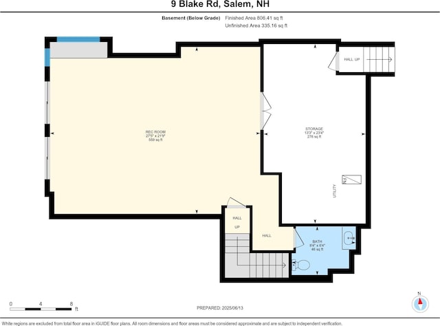 9 Blake Rd, Salem, NH 03079 - view of room layout