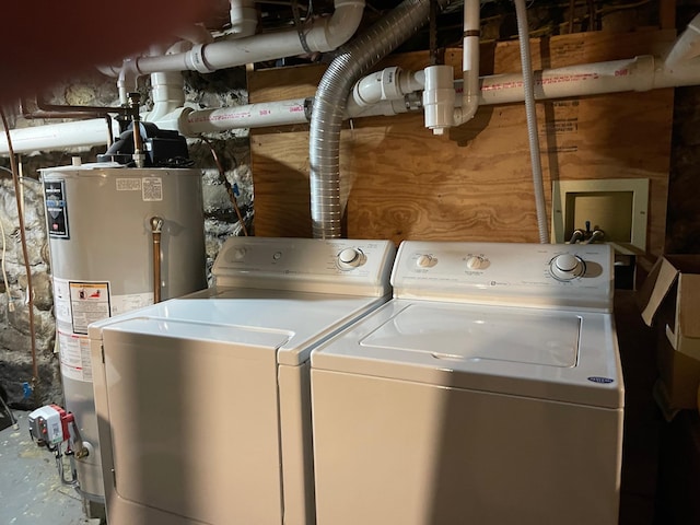 48 Merriman Forest Rd, Bartlett, NH 03812 - washroom with separate washer and dryer and water heater