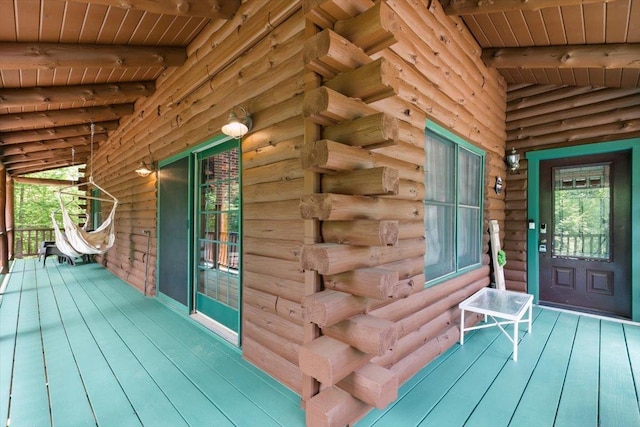 59 Ossipee Mountain Rd, Ossipee, NH 03814 - view of deck