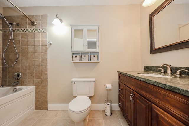 120 Fisherville Rd Unit 8, Concord, NH 03303 - full bathroom with vanity, shower / tub combination, and tile patterned floors
