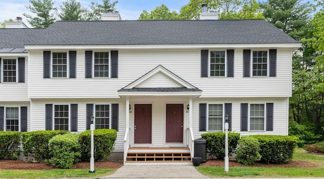 9 Old Nashua Rd Unit B-1, Amherst, NH 03031 - colonial house featuring a chimney