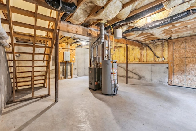 9 Old Nashua Rd Unit B-1, Amherst, NH 03031 - unfinished basement with water heater
