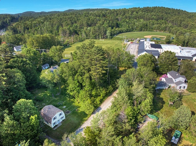 14 W Court Rd, Sunapee, NH 03782 - aerial view of property and surrounding area featuring a forest