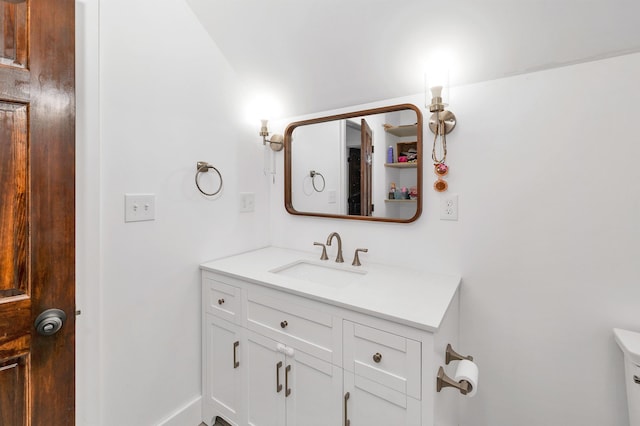 57 Central St, Farmington, NH 03835 - bathroom with vanity and toilet