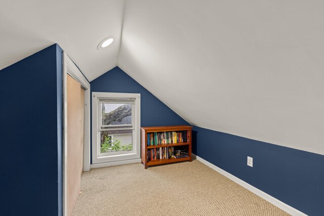 163B Locust St, Dover, NH 03820 - bonus room with lofted ceiling and carpet flooring