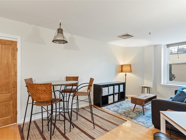 131 Main St Unit 308, Burlington, VT 05401 - dining room featuring hardwood / wood-style floors