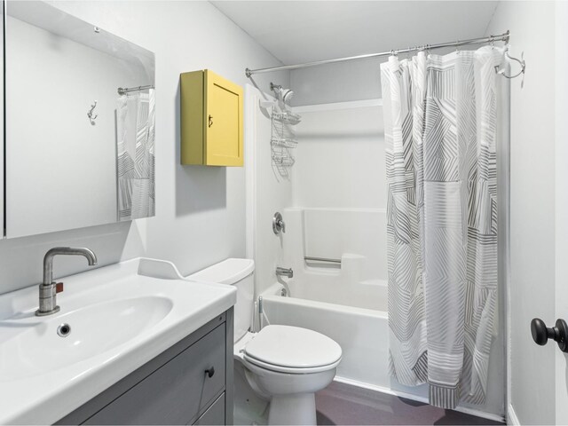 131 Main St Unit 308, Burlington, VT 05401 - full bathroom featuring shower / bath combo and vanity