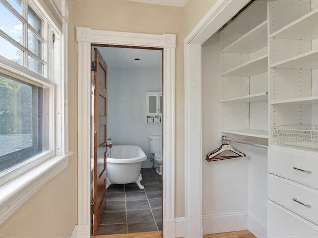 159 Loomis St, Burlington, VT 05401 - full bath featuring a freestanding bath