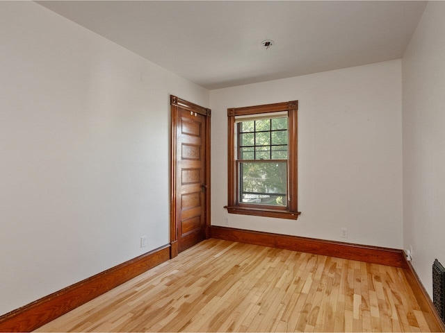 159 Loomis St, Burlington, VT 05401 - spare room featuring light wood-type flooring and baseboards