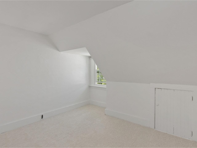 159 Loomis St, Burlington, VT 05401 - bonus room featuring vaulted ceiling and light colored carpet