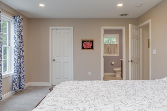 5 Turnpike St, Pembroke, NH 03275 - bedroom with carpet floors, recessed lighting, and connected bathroom