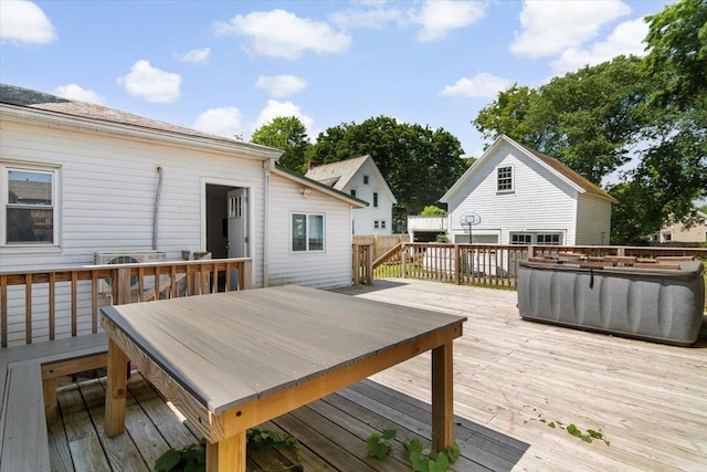 226 N St, Bennington, VT 05201 - view of wooden deck