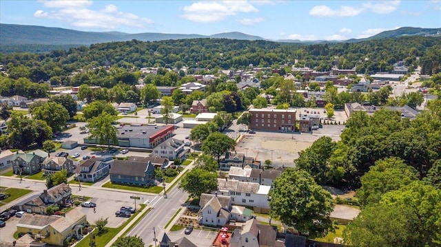 226 N St, Bennington, VT 05201 - drone / aerial view of a mountain backdrop