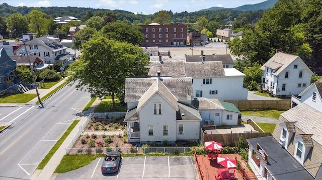 226 N St, Bennington, VT 05201 - aerial view of a mountainous background