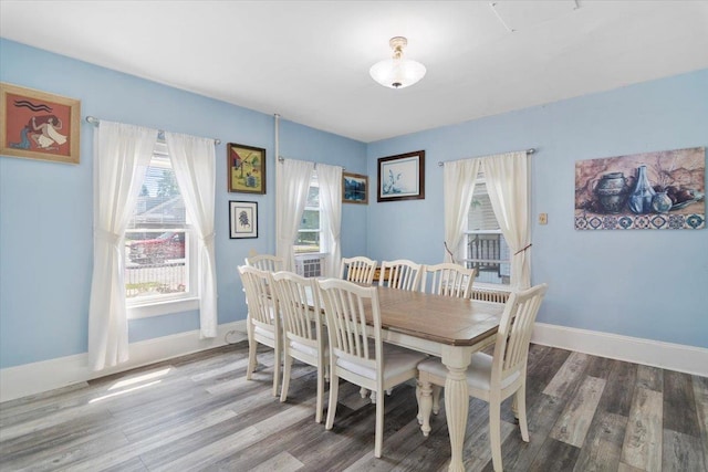 226 N St, Bennington, VT 05201 - dining space featuring plenty of natural light and wood finished floors