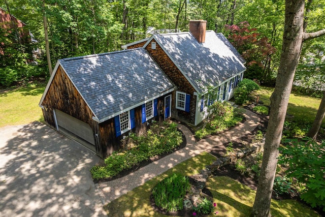4 Spaulding St, Concord, NH 03301 - aerial view of property and surrounding area featuring a forest