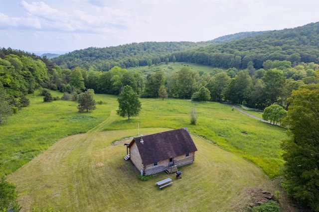 28 New Brighton Hill Rd, Tunbridge, VT 05077 - aerial view of sparsely populated area featuring a forest