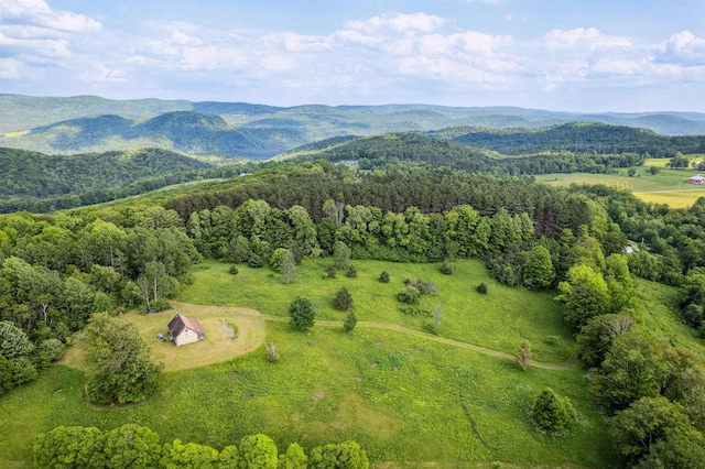 28 New Brighton Hill Rd, Tunbridge, VT 05077 - bird's eye view of a mountainous background and a heavily wooded area
