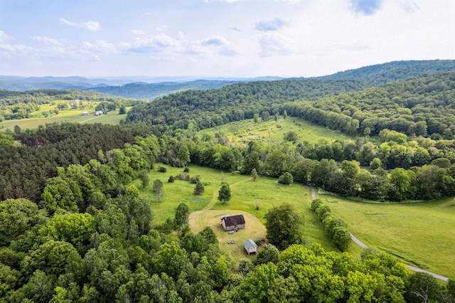 28 New Brighton Hill Rd, Tunbridge, VT 05077 - drone / aerial view of a forest and a mountainous background