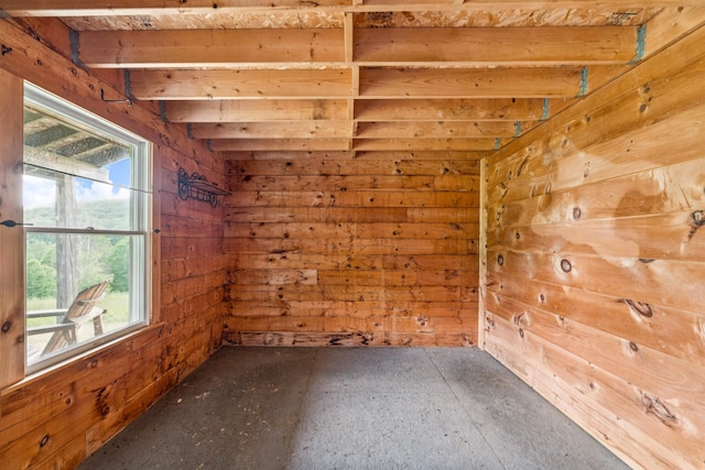 28 New Brighton Hill Rd, Tunbridge, VT 05077 - unfurnished room with wood walls