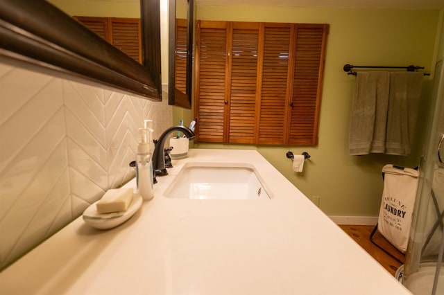 14 Mountain Ridge Rd, Ossipee, NH 03814 - bathroom featuring a sink and tasteful backsplash