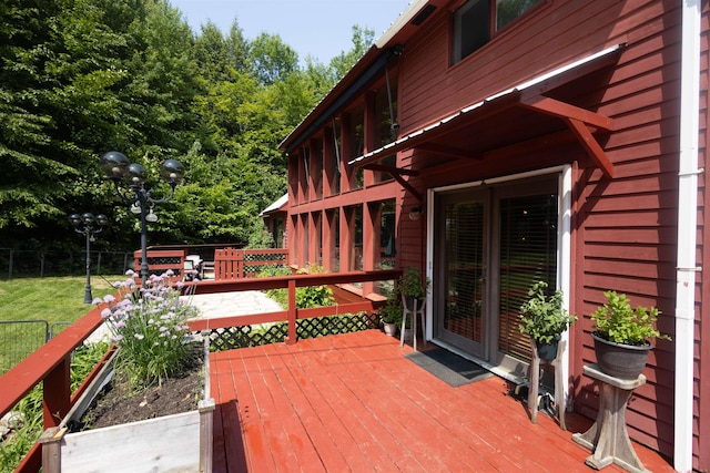 14 Mountain Ridge Rd, Ossipee, NH 03814 - view of deck